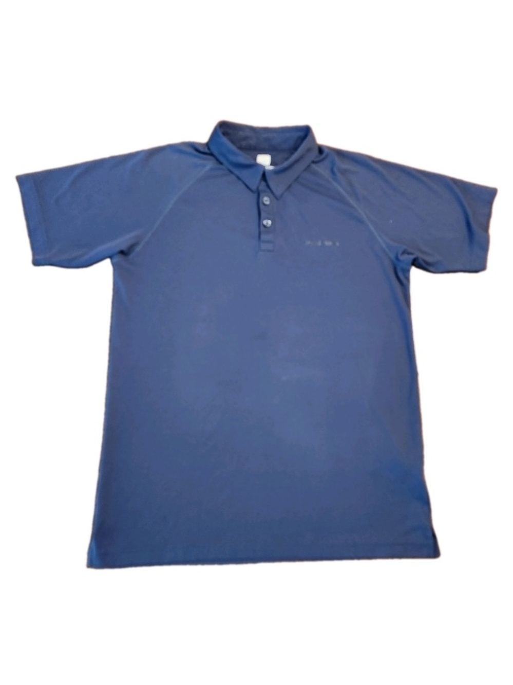 Columbia Men's Size M Blue Short-Sleeve Performance Polo Heat-Activated Cooling